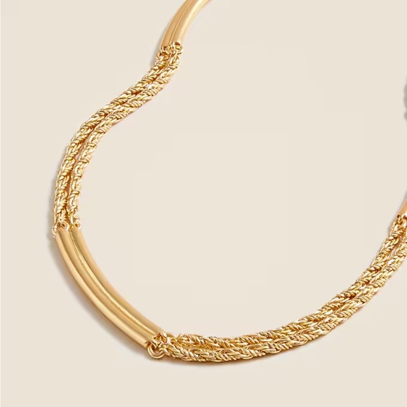 J crew Double-chain tag necklace - Picture 3 of 5